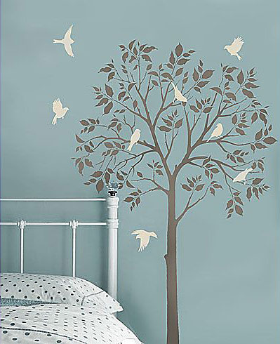 Tree-Stencil-Birds