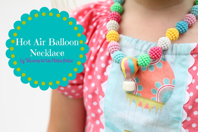 Hot Air Balloon Necklace Tutorial Guest Post