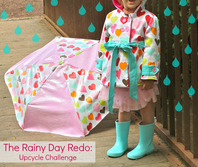The Rainy Day Redo:  Raincoat and Umbrella Upcycle