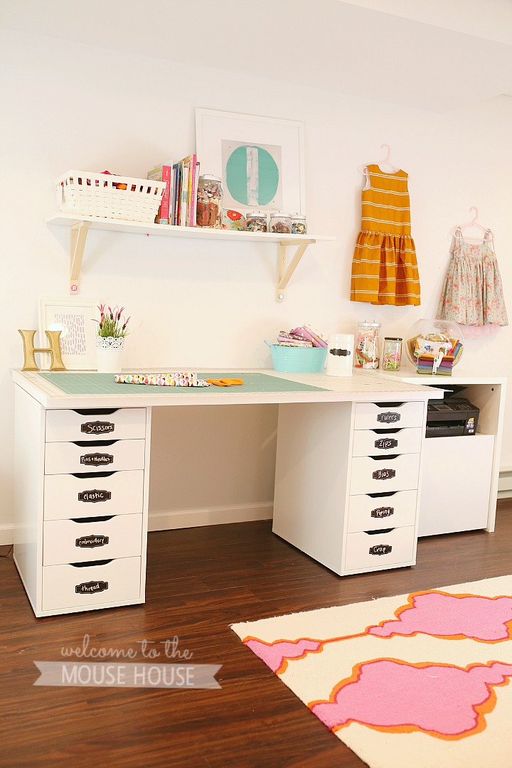 Don't think I'll ever get this organized! A girl can dream  Sewing room  storage, Sewing room inspiration, Craft room storage