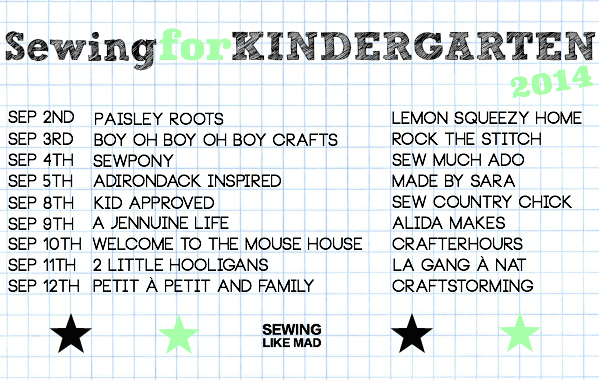 sewing for kindergarten