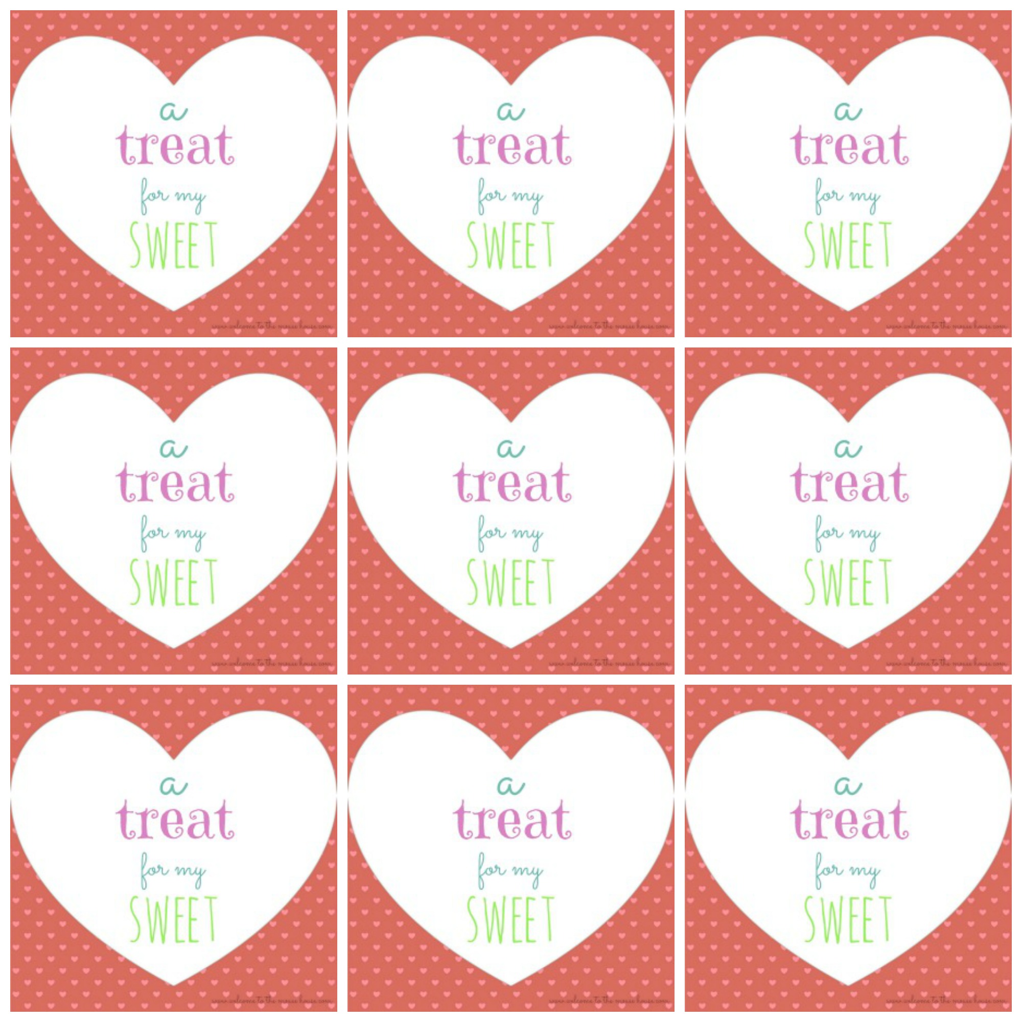Free Printable Valentine's Day tags
