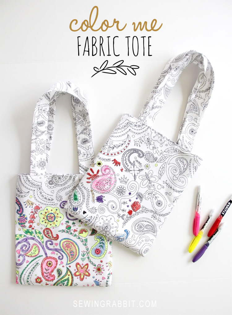 Color Me Fabric Tote 2