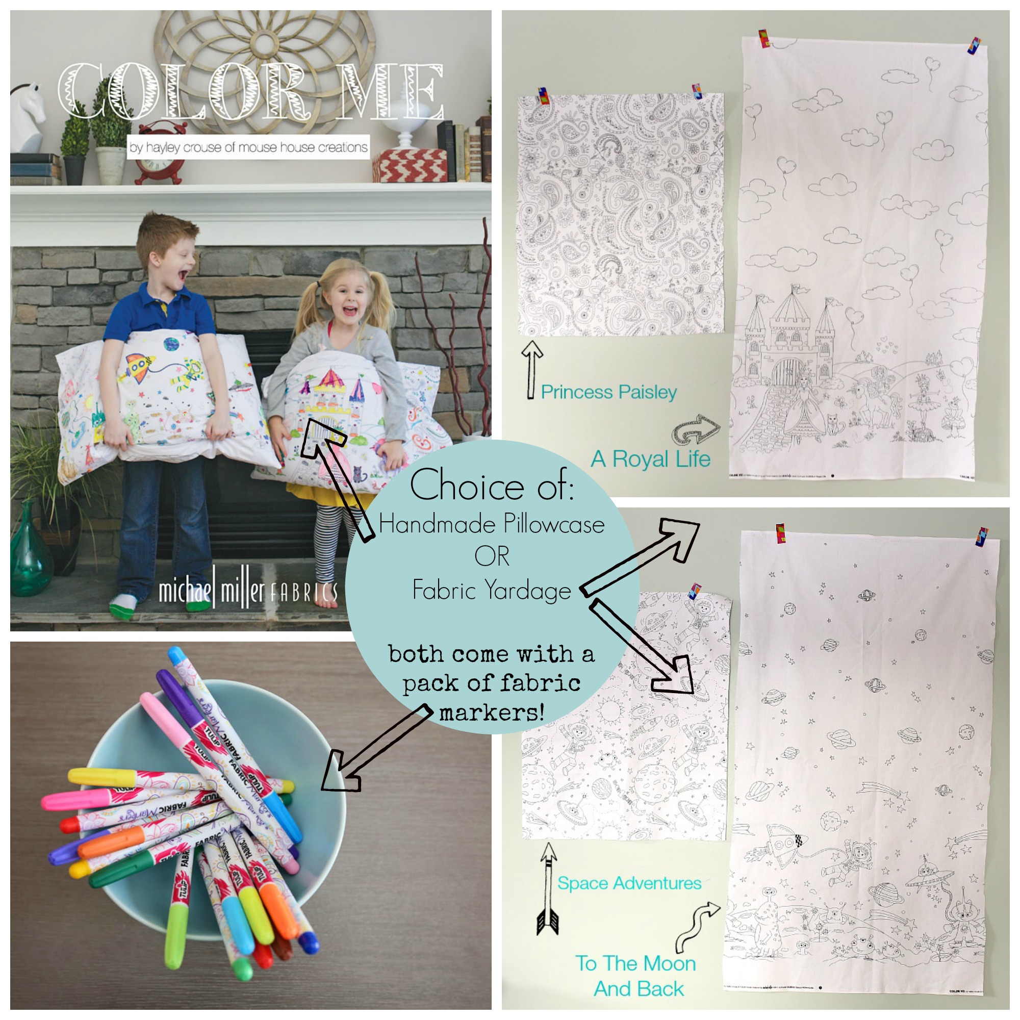 Color Me Fabric and Pillowcase Giveaway!