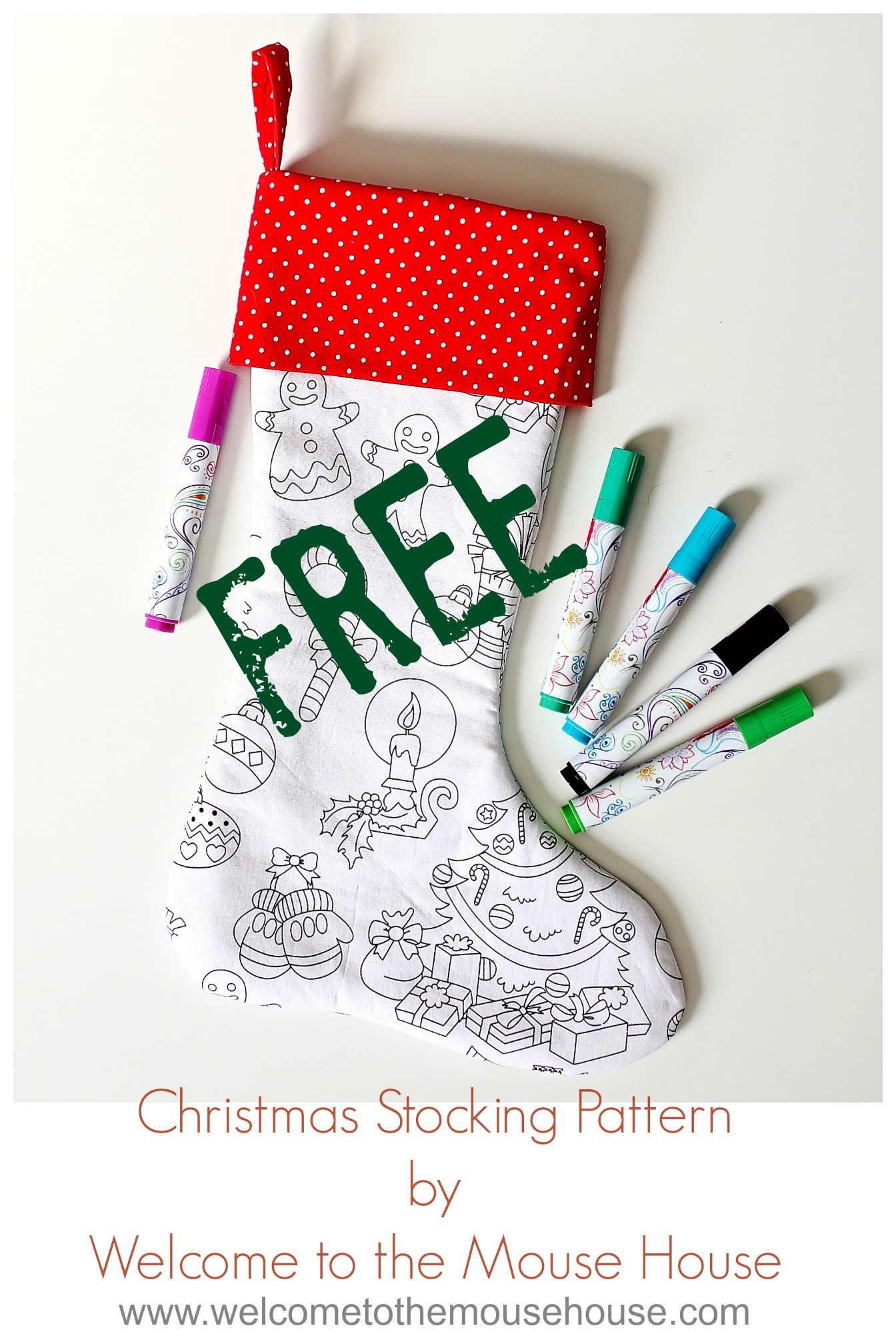 Color Me Stocking Free Pattern Photo 1