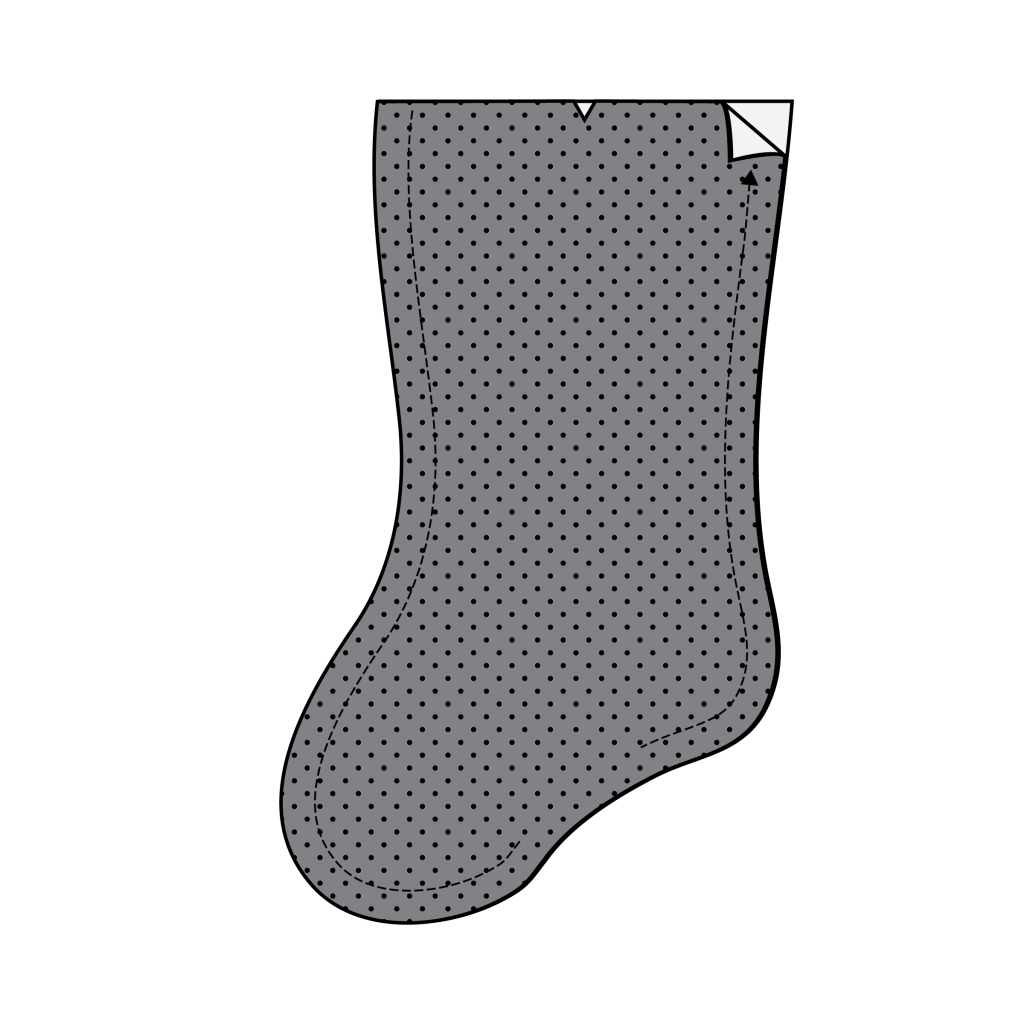 Color Me Christmas Stocking Pattern Free pattern/tutorial
