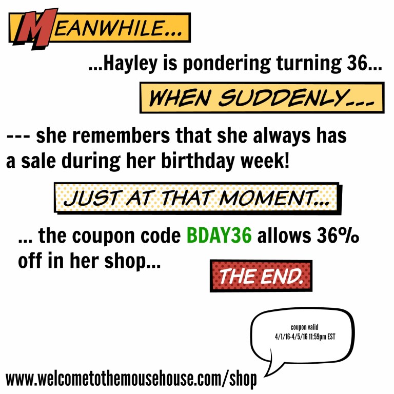 36% off Birthday Sale!