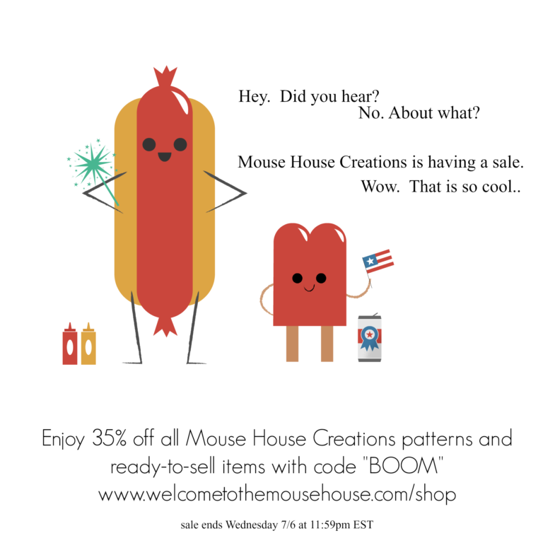 Mouse House Creations Fourth of July Sale