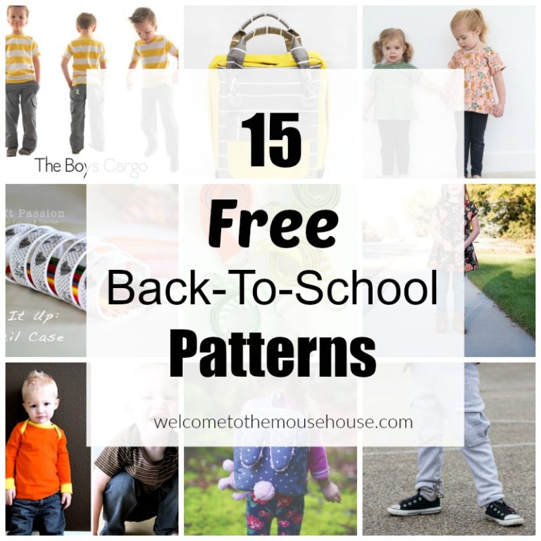 15 Back to School Pattern Favorites
