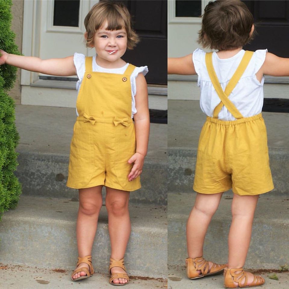 The Sydney Romper and Pinafore - welcometothemousehouse.com