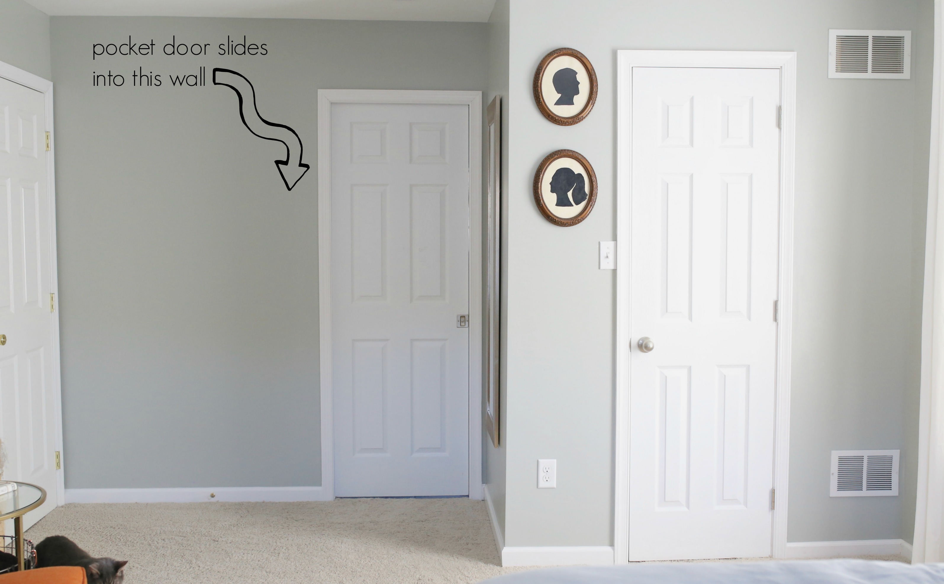 master bath door