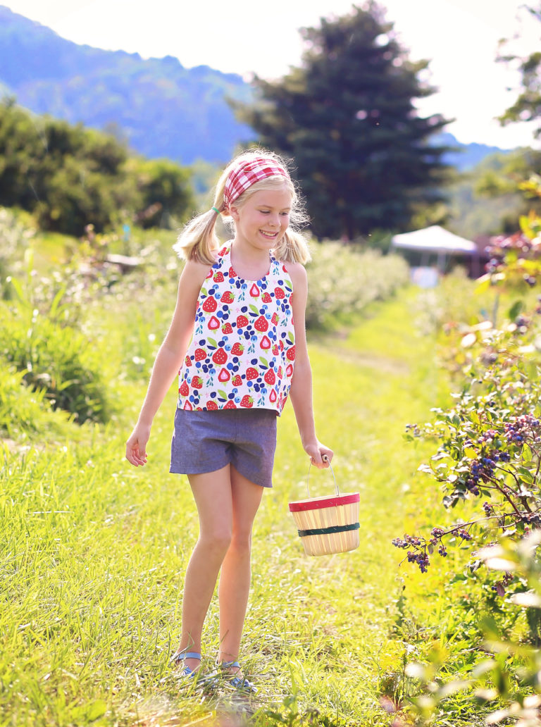 Susie Halter Top and Shorts: Project Run and Play