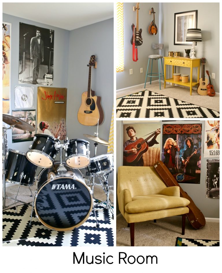 Music Room: Home Tour